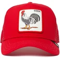 cepur-izliekta-truckeris-sarkans-snapback-the-cock-the-farm-no-goorin-bros
