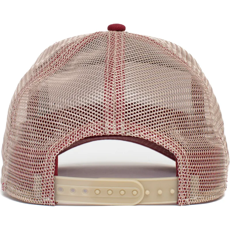 cepur-izliekta-truckeris-sarkans-snapback-goat-the-goat-the-farm-no-goorin-bros