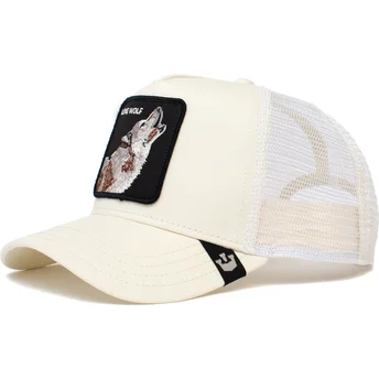 cepur-izliekta-truckeris-balts-snapback-the-lone-wolf-solitario-the-farm-no-goorin-bros