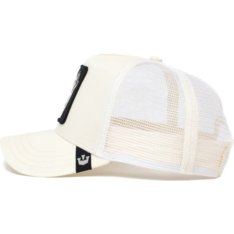 cepur-izliekta-truckeris-balts-snapback-the-lone-wolf-solitario-the-farm-no-goorin-bros