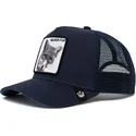 cepur-izliekta-truckeris-tumsi-zils-snapback-the-silver-the-farm-no-goorin-bros