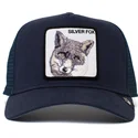 cepur-izliekta-truckeris-tumsi-zils-snapback-the-silver-the-farm-no-goorin-bros