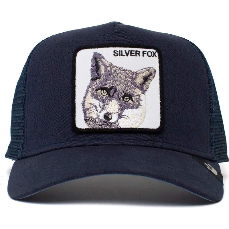 cepur-izliekta-truckeris-tumsi-zils-snapback-the-silver-the-farm-no-goorin-bros
