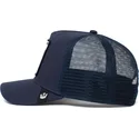 cepur-izliekta-truckeris-tumsi-zils-snapback-the-silver-the-farm-no-goorin-bros