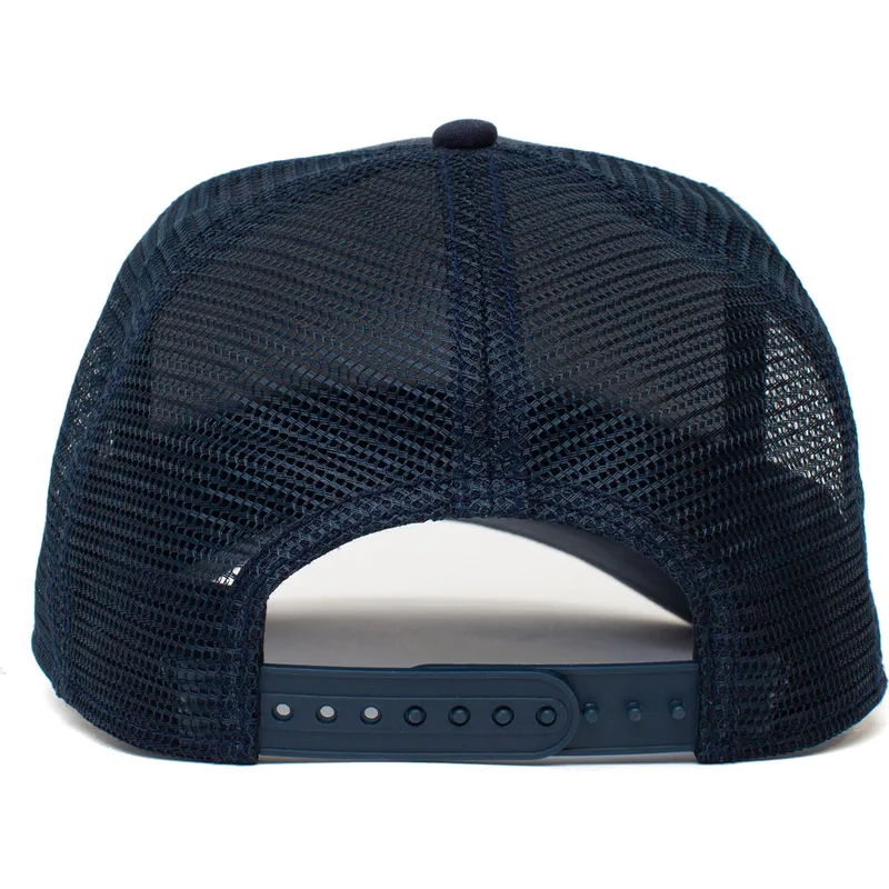 cepur-izliekta-truckeris-tumsi-zils-snapback-the-silver-the-farm-no-goorin-bros