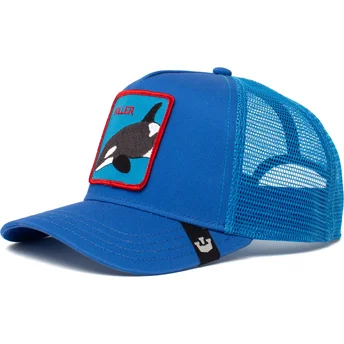 cepur-izliekta-truckeris-zils-snapback-the-killer-whale-the-farm-no-goorin-bros