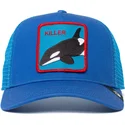 cepur-izliekta-truckeris-zils-snapback-the-killer-whale-the-farm-no-goorin-bros