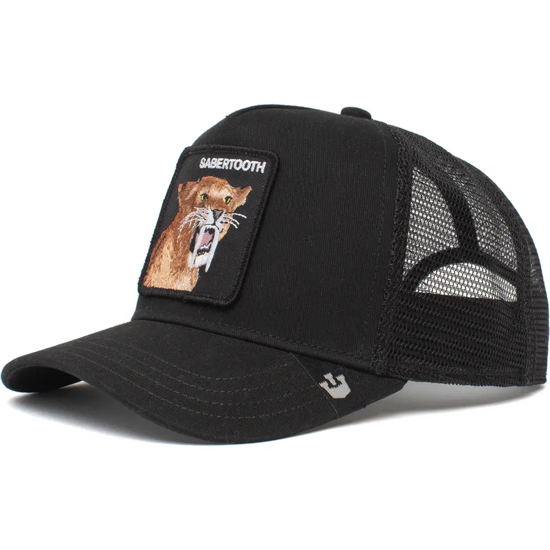 cepur-izliekta-truckeris-melns-snapback-no-sable-the-sabertooth-tiger-the-farm-no-goorin-bros cepur-izliekta-truckeris-melns-snapback-no-sable-the-sabertooth-tiger-the-farm-no-goorin-bros