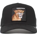 cepur-izliekta-truckeris-melns-snapback-no-sable-the-sabertooth-tiger-the-farm-no-goorin-bros