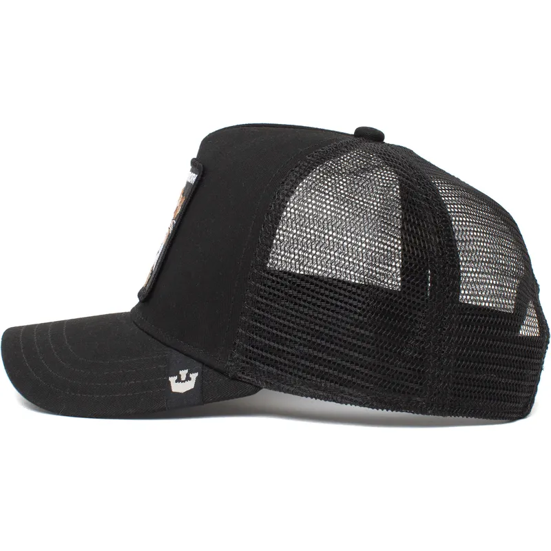 cepur-izliekta-truckeris-melns-snapback-no-sable-the-sabertooth-tiger-the-farm-no-goorin-bros cepur-izliekta-truckeris-melns-snapback-no-sable-the-sabertooth-tiger-the-farm-no-goorin-bros