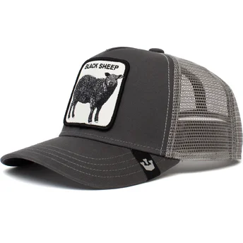 cepur-izliekta-truckeris-peleks-snapback-berniem-black-sheep-sheepie-the-farm-no-goorin-bros