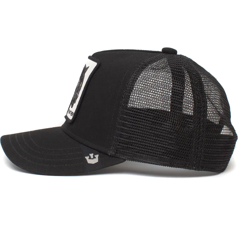 cepur-izliekta-truckeris-melns-snapback-berniem-panther-cub-the-farm-no-goorin-bros