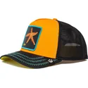 gorra-trucker-naranja-y-negra-estrella-de-mar-baby-i-m-a-star-the-farm-de-goorin-bros