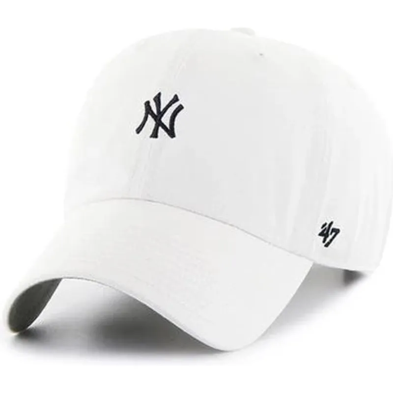 cepur-izliekta-balts-regulejams-clean-up-base-runner-no-new-york-yankees-mlb-no-47-brand