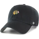 cepur-izliekta-melns-regulejams-clean-up-base-runner-no-chicago-blackhawks-nhl-no-47-brand