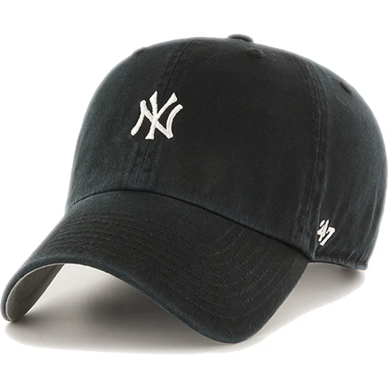 cepur-izliekta-melns-regulejama-lente-clean-up-base-runner-no-new-york-yankees-mlb-no-47-brand