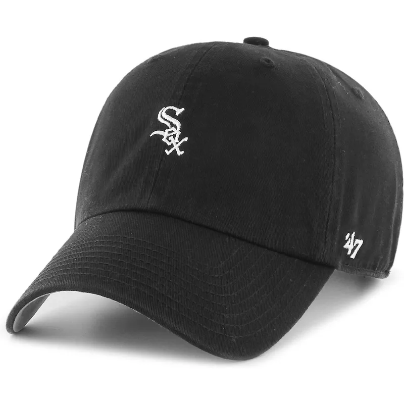 cepur-izliekta-melns-regulejams-clean-up-base-runner-no-chicago-white-sox-mlb-no-47-brand