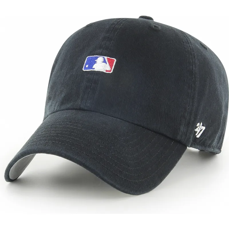 cepur-izliekta-melns-regulejams-clean-up-base-runner-no-mlb-no-47-brand