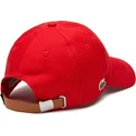 cepur-izliekta-sarkans-regulejams-contrast-strap-no-lacoste