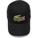 cepur-izliekta-melns-regulejams-contrast-strap-oversized-crocodile-no-lacoste