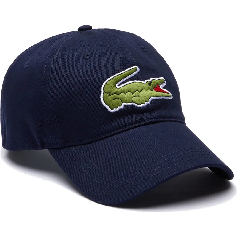 cepur-izliekta-tumsi-zils-regulejams-contrast-strap-oversized-crocodile-no-lacoste