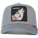 gorra-trucker-gris-lobo-wolf-de-goorin-bros