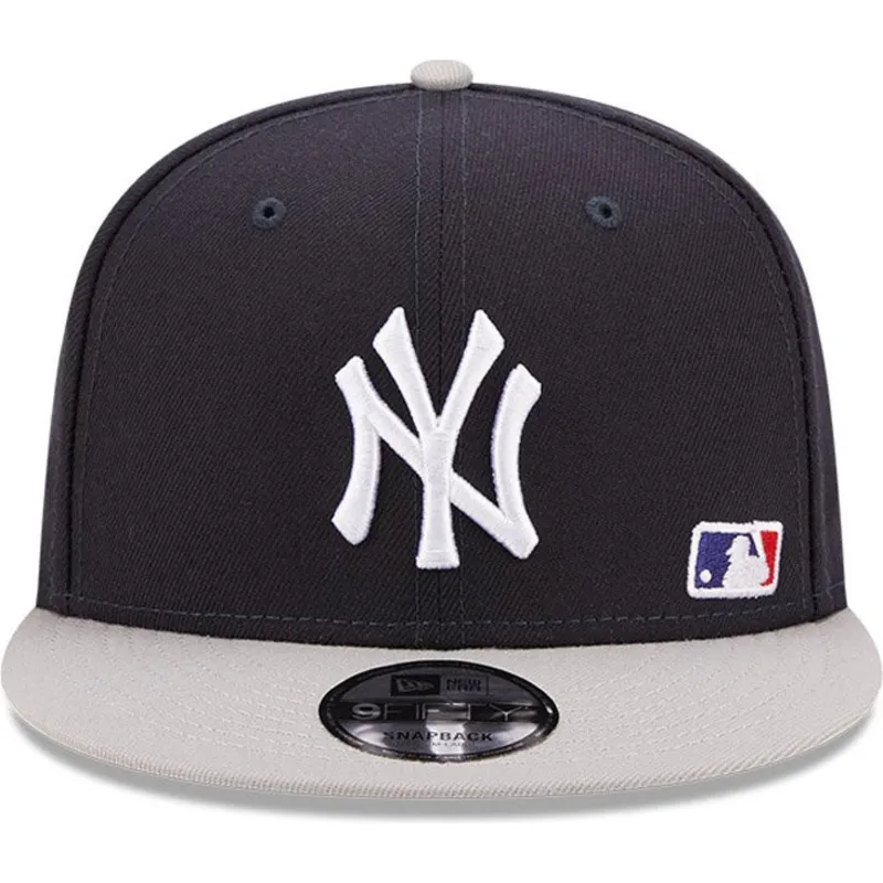 cepur-plakana-tumsi-zils-snapback-9fifty-team-arch-no-new-york-yankees-mlb-no-new-era