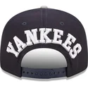 cepur-plakana-tumsi-zils-snapback-9fifty-team-arch-no-new-york-yankees-mlb-no-new-era