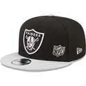 cepur-plakana-melns-snapback-9fifty-team-arch-no-las-vegas-raiders-nfl-no-new-era