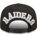 cepur-plakana-melns-snapback-9fifty-team-arch-no-las-vegas-raiders-nfl-no-new-era