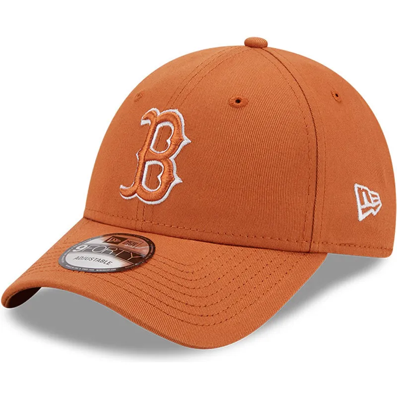 cepur-izliekta-bruns-regulejams-9forty-league-essential-no-boston-red-sox-mlb-no-new-era