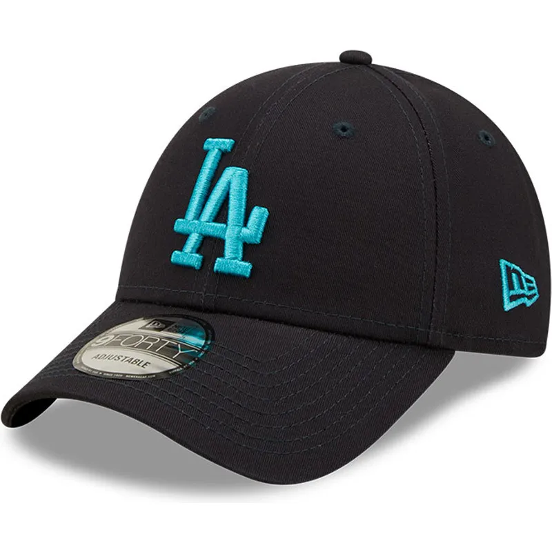 cepur-izliekta-tumsi-zils-regulejams-9forty-league-essential-no-los-angeles-dodgers-mlb-no-new-era