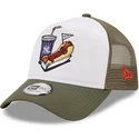 cepur-izliekta-truckeris-balts-snapback-a-frame-stadium-food-hot-dog-no-new-york-yankees-mlb-no-new-era