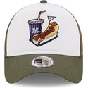 cepur-izliekta-truckeris-balts-snapback-a-frame-stadium-food-hot-dog-no-new-york-yankees-mlb-no-new-era