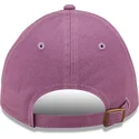 new-era-mlb-new-york-yankees-9twenty-essential-casual-classic-violette-verstellbare-kappe-mit-gebogenem-schirm-und-schwarzem-log