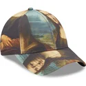 cepur-izliekta-daudzkrasains-regulejams-9forty-mona-le-louvre-no-new-era