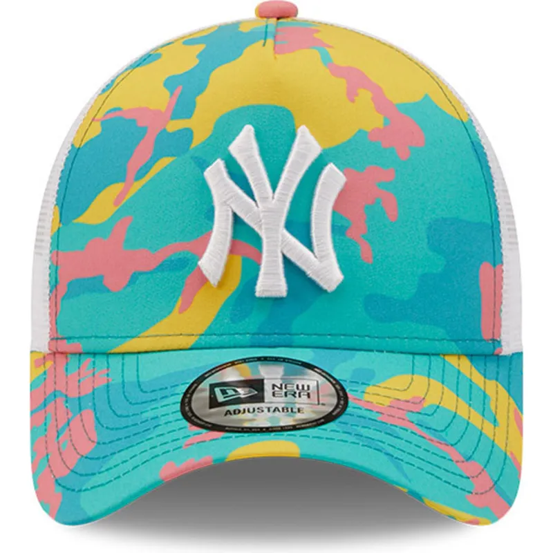 cepur-izliekta-truckeris-zils-snapback-a-frame-camo-pack-no-new-york-yankees-mlb-no-new-era