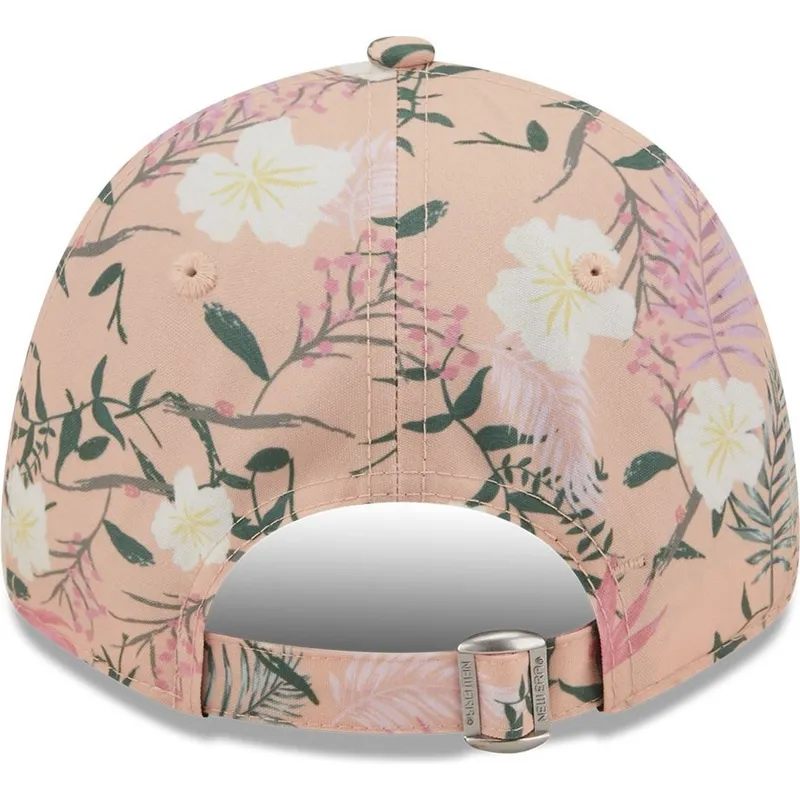 cepur-izliekta-roza-regulejams-9forty-floral-no-los-angeles-dodgers-mlb-no-new-era
