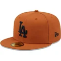 cepur-plakana-bruns-pieguloss-59fifty-league-essential-no-los-angeles-dodgers-mlb-no-new-era