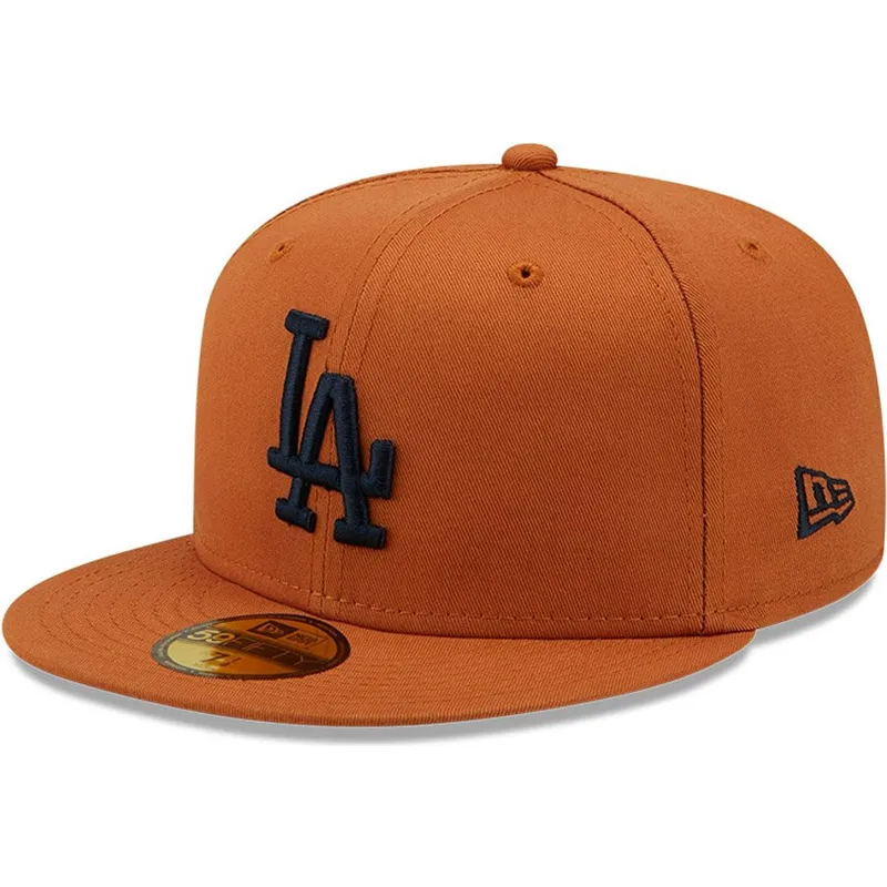 cepur-plakana-bruns-pieguloss-59fifty-league-essential-no-los-angeles-dodgers-mlb-no-new-era