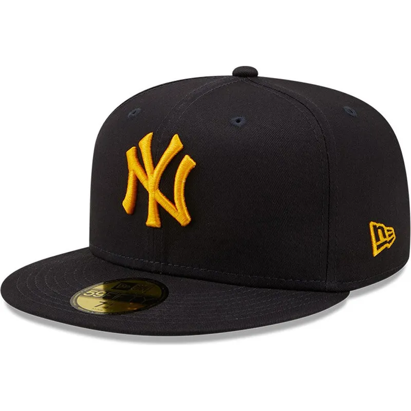 cepur-plakana-tumsi-zils-pieguloss-59fifty-league-essential-no-new-york-yankees-mlb-no-new-era