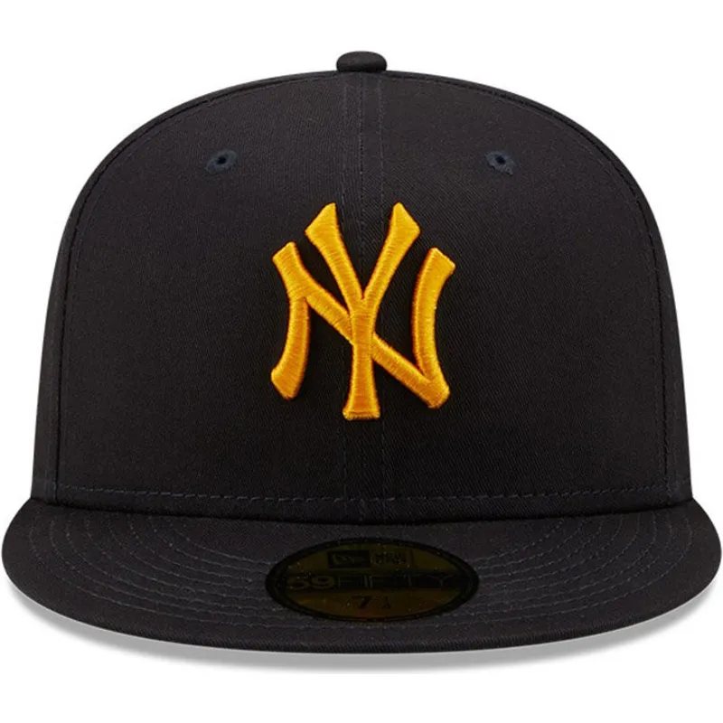 cepur-plakana-tumsi-zils-pieguloss-59fifty-league-essential-no-new-york-yankees-mlb-no-new-era