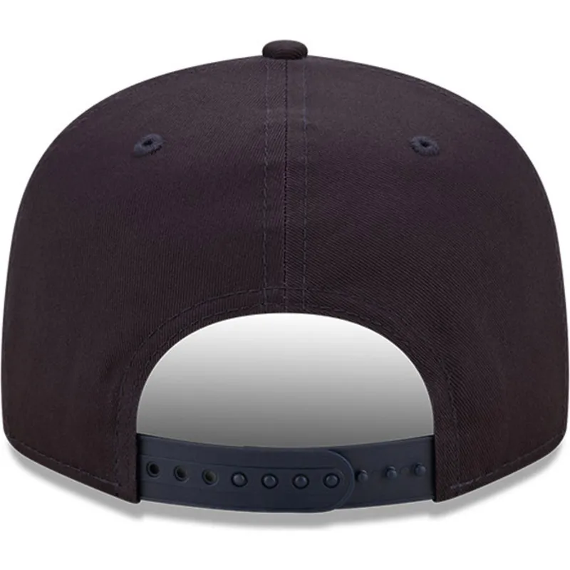 cepur-plakana-tumsi-zils-snapback-9fifty-league-essential-no-new-york-yankees-mlb-no-new-era