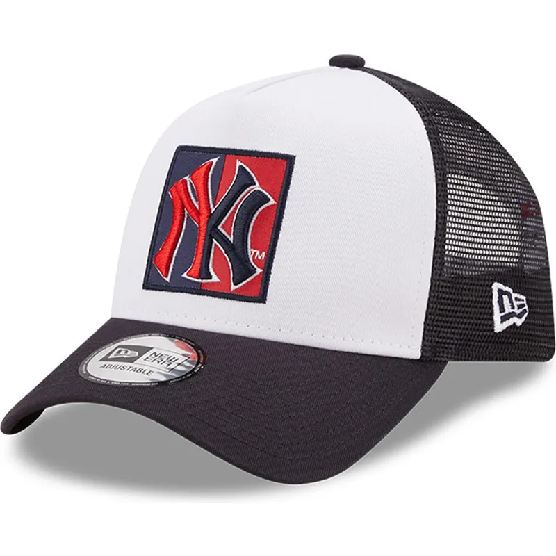 cepur-izliekta-truckeris-tumsi-zils-snapback-a-frame-frame-team-patch-no-new-york-yankees-mlb-no-new-era