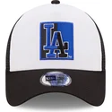 cepur-izliekta-truckeris-melns-snapback-a-frame-team-patch-no-los-angeles-dodgers-mlb-no-new-era