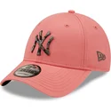 cepur-izliekta-roza-regulejams-9forty-camo-infill-no-new-york-yankees-mlb-no-new-era