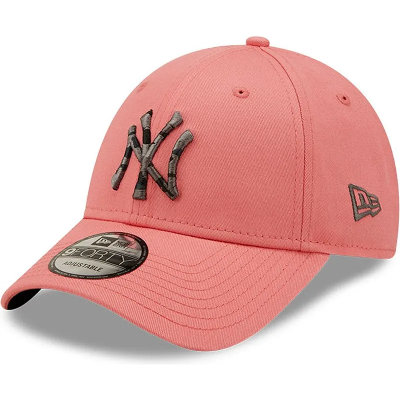 cepur-izliekta-roza-regulejams-9forty-camo-infill-no-new-york-yankees-mlb-no-new-era