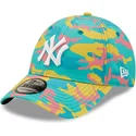 cepur-izliekta-zils-regulejams-9forty-camo-pack-no-new-york-yankees-mlb-no-new-era