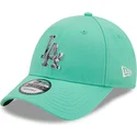 verstellbare-grune-9forty-infill-kappe-der-los-angeles-dodgers-mlb-von-new-era