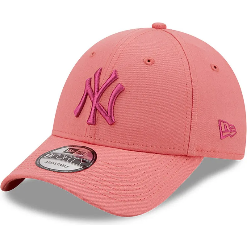 cepur-izliekta-roza-regulejams-9forty-league-essential-no-new-york-yankees-mlb-no-new-era